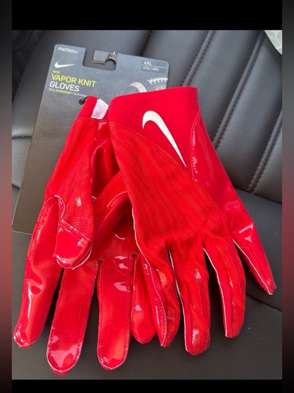 Nike Vapor Knit Football Gloves Size 4XL DM0057-663